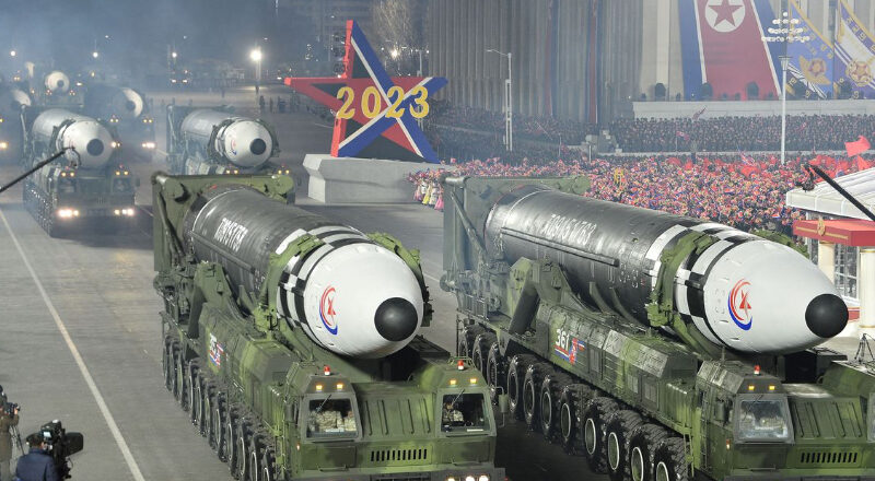 North Korea shows off largest number of nuclear missiles